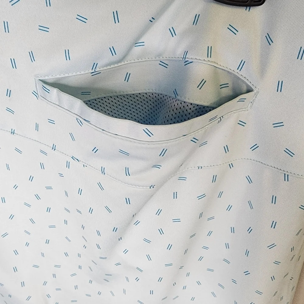NWT Nike Golf Skirt Skort Size Medium Women's Dri-Fit UV Victory Printed Blue - Picture 4 of 13